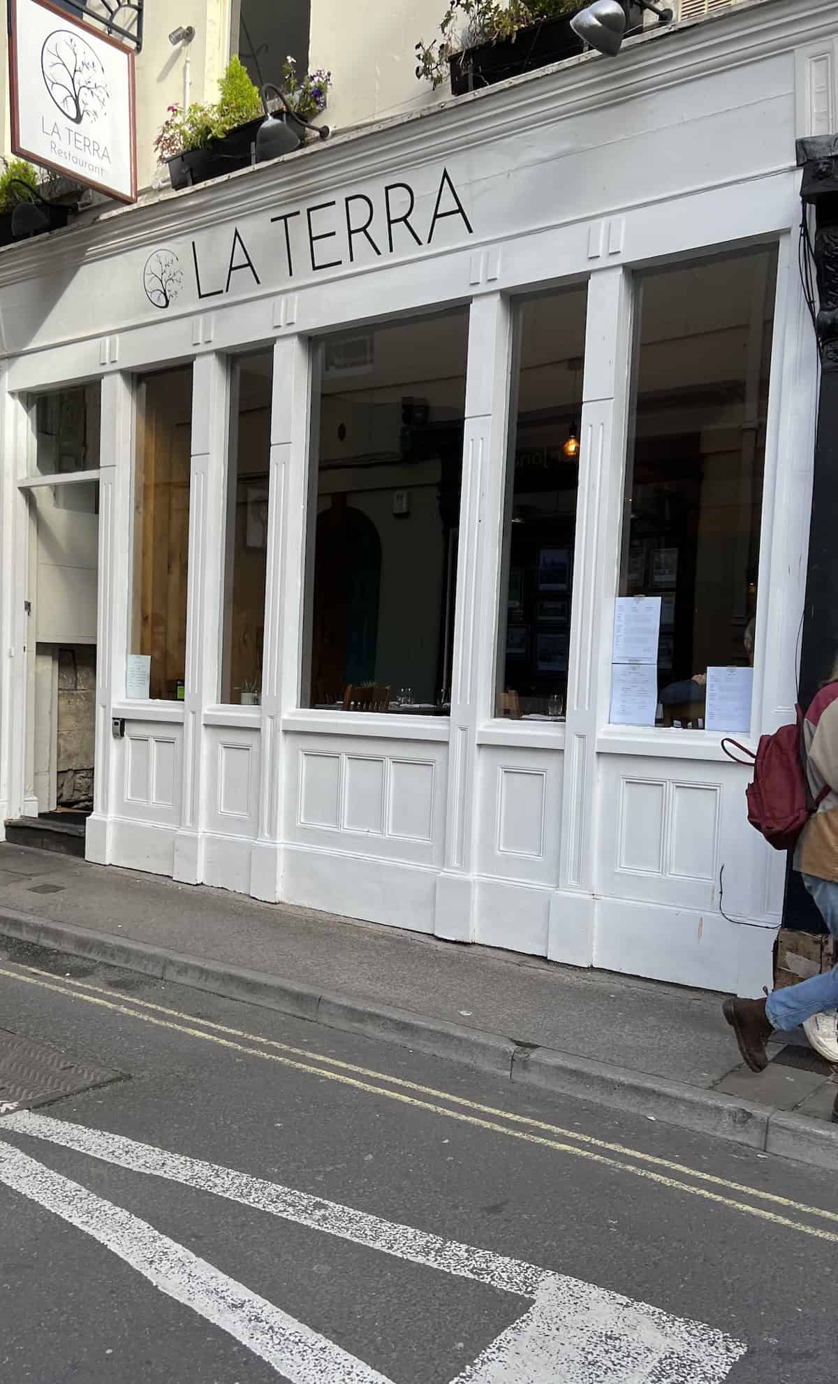 La Terra restaurant in Bath, UK.