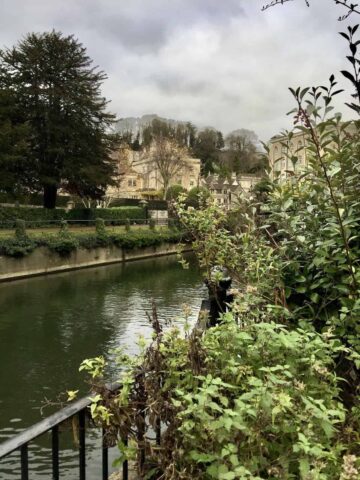 The river in Bradford on Avon UK.