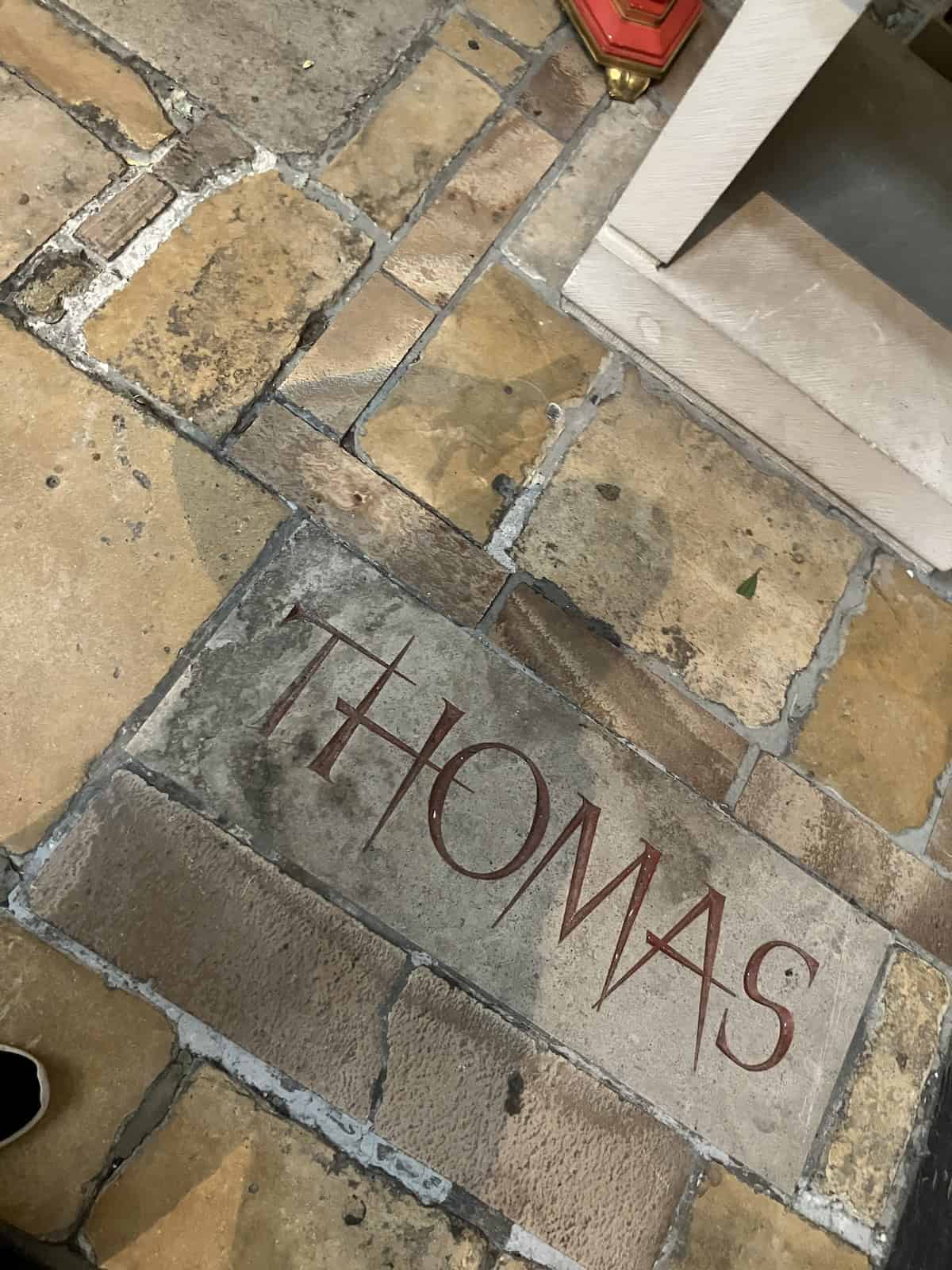 The location in Canterbury Cathedral at which Thomas Beckett was murdered.