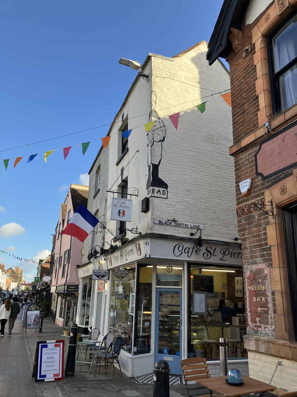 A shop in Canterbury city centre.