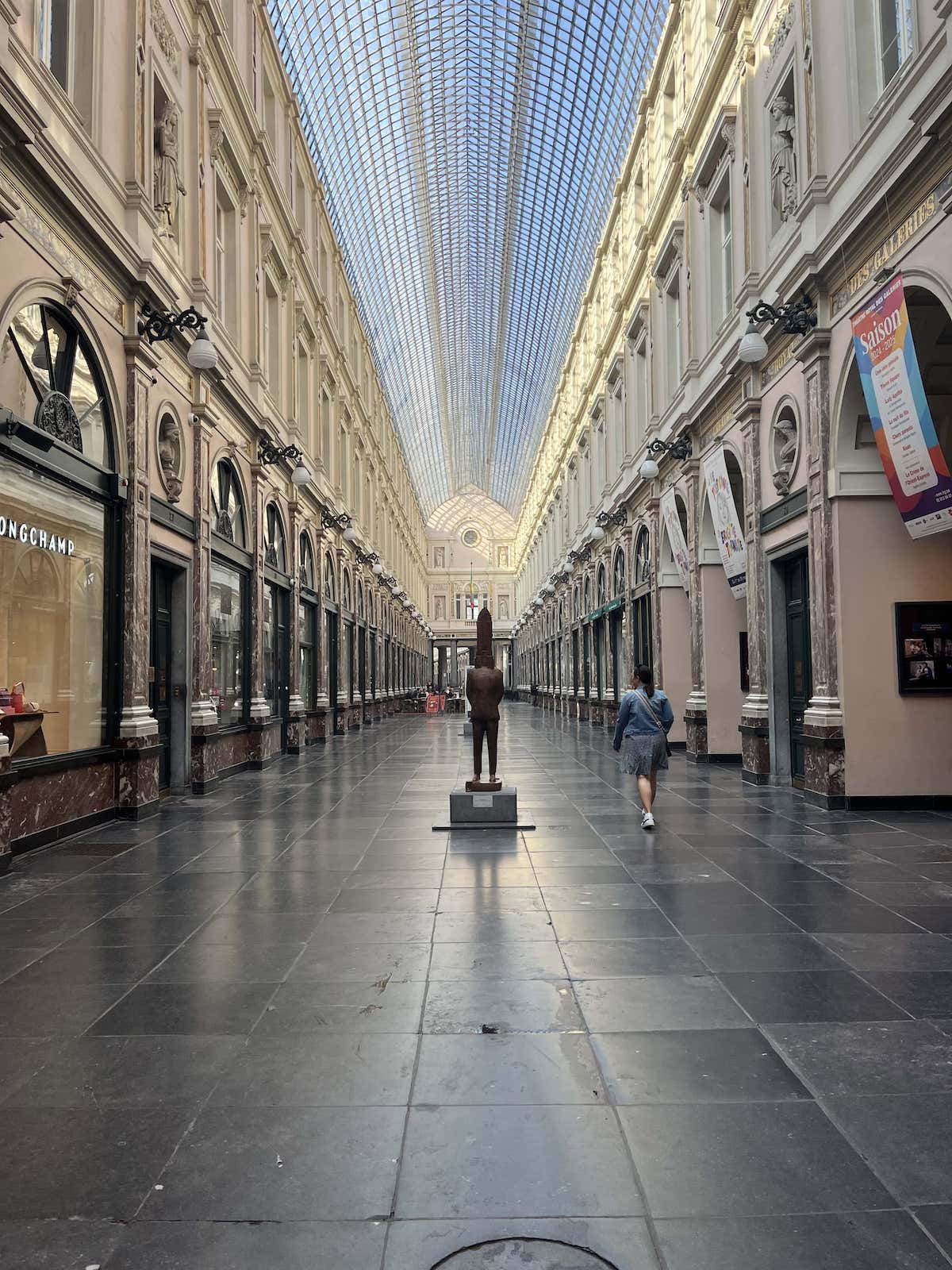 Shopping Gallery in Brussels, Belgium.