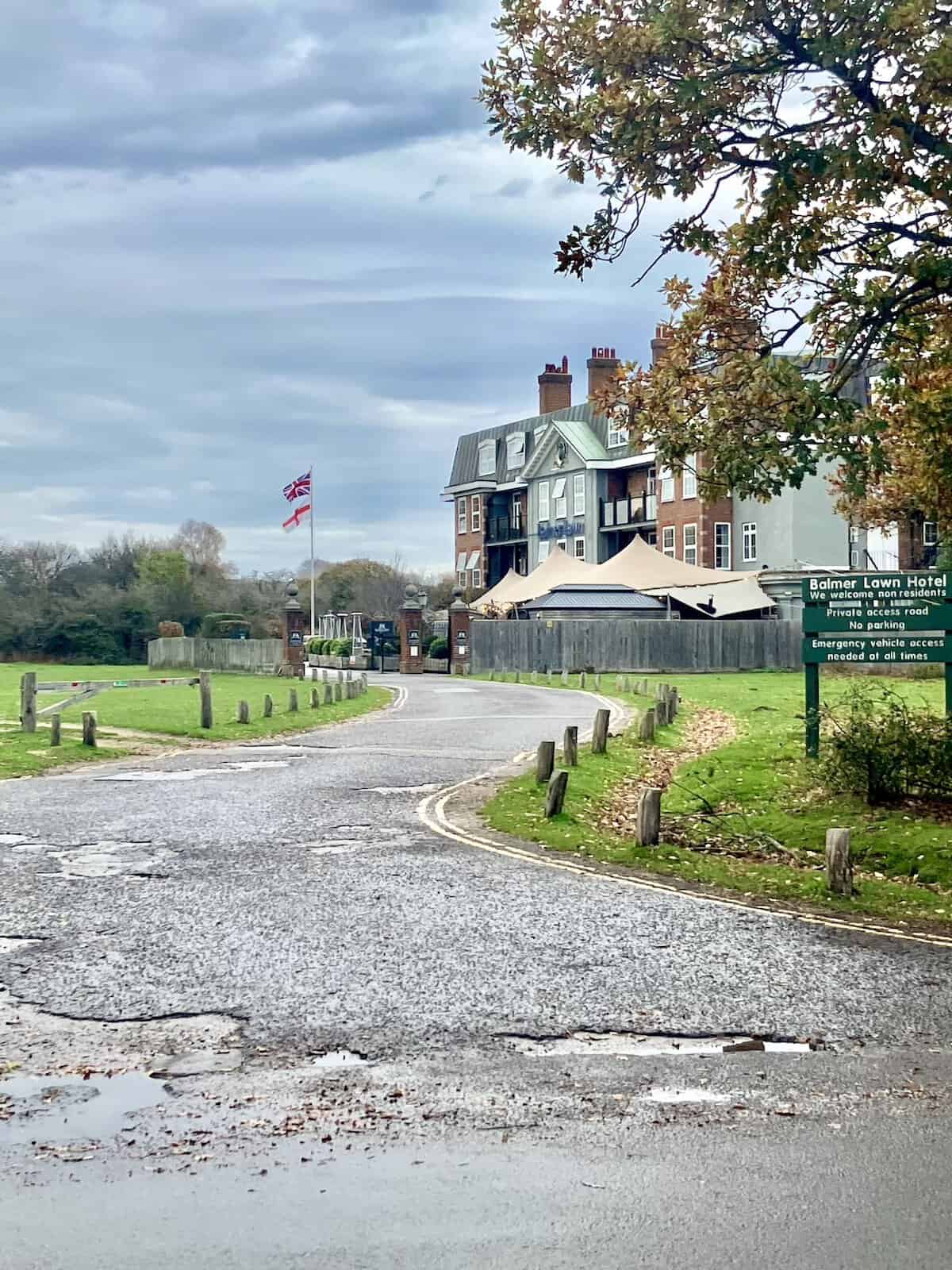 A hotel in Brockenhurst, New forest.