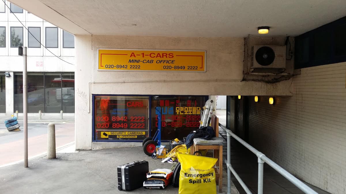 New Malden shop sign.
