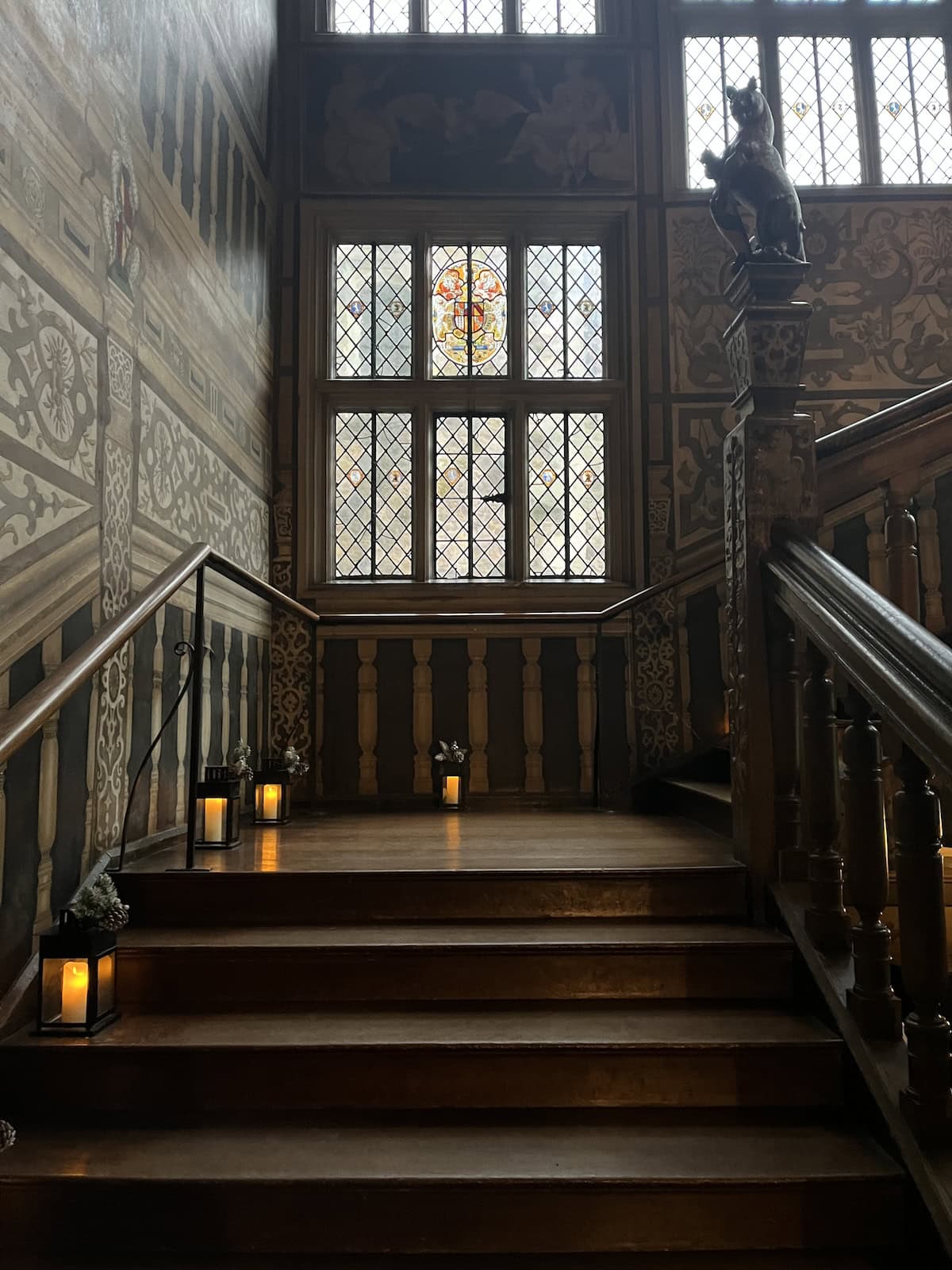 Staircase in Knole House.