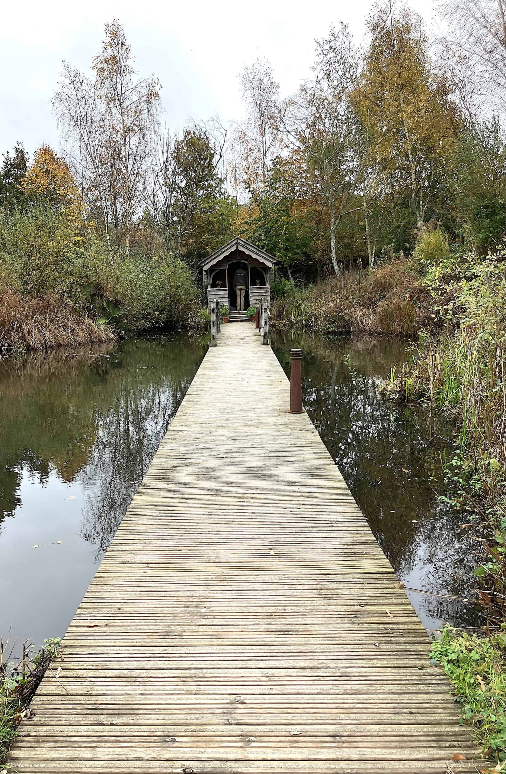 One of the treatment sheds at The Pig at Brockenhurst.