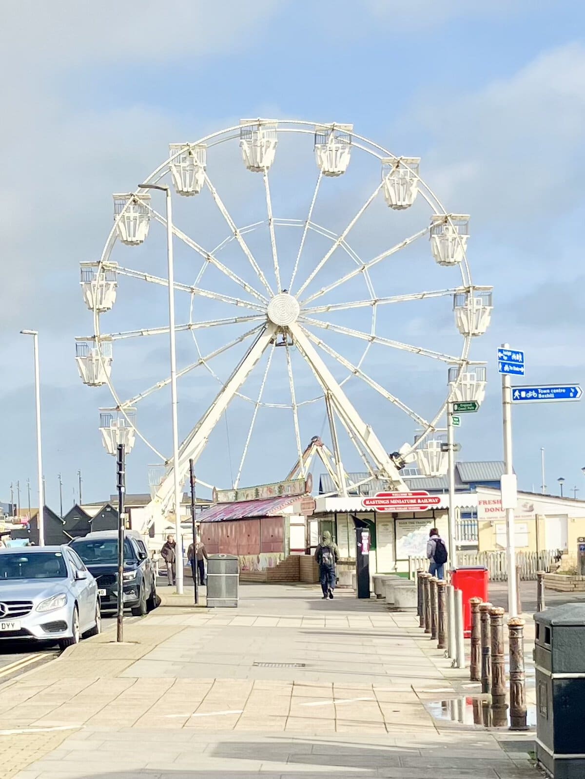 Ferris wheel in Hastings, UK.