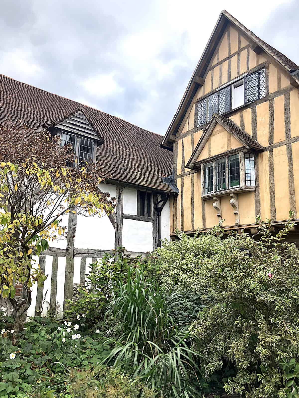Old houses in Winchester, UK.