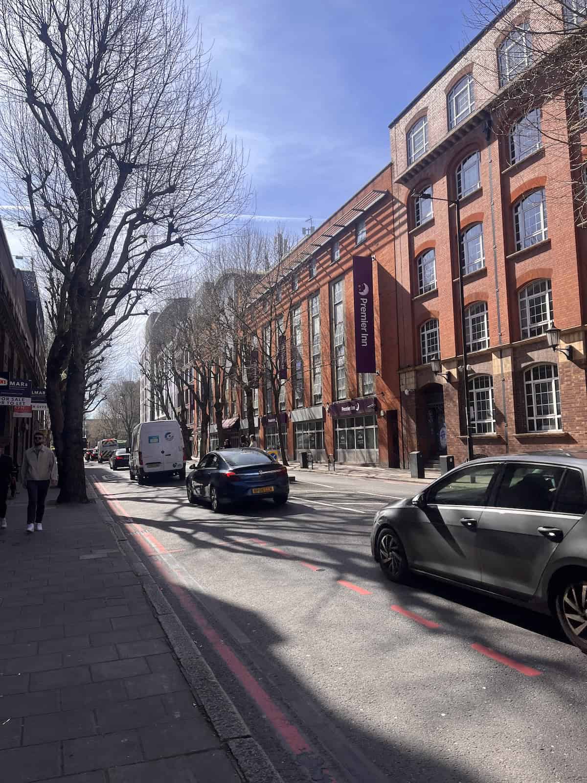 Premier Inn on Tower Bridge Road.