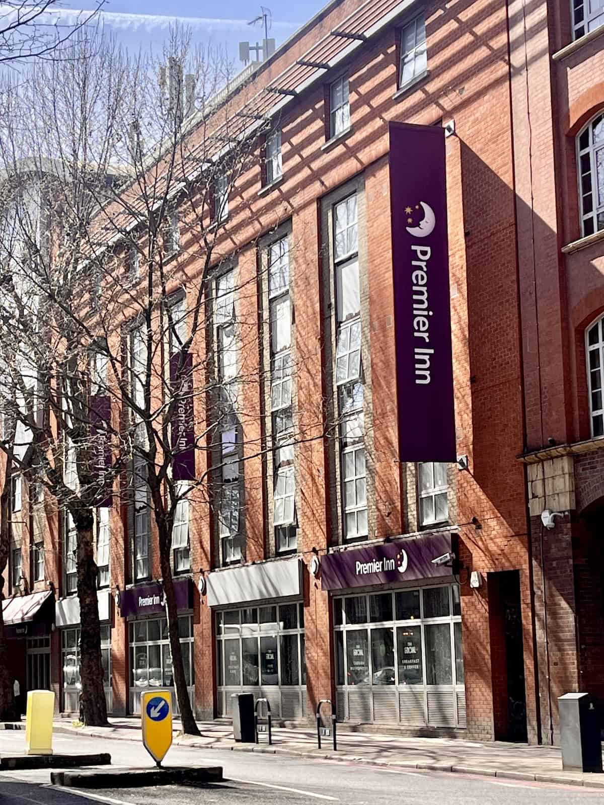 Premier Inn on Tower Bridge Road.