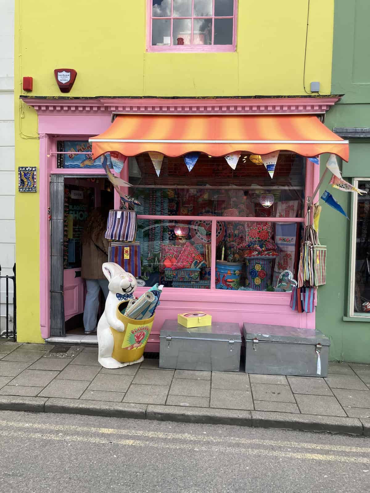 Colourful shopfront in North Laine in Brighton.