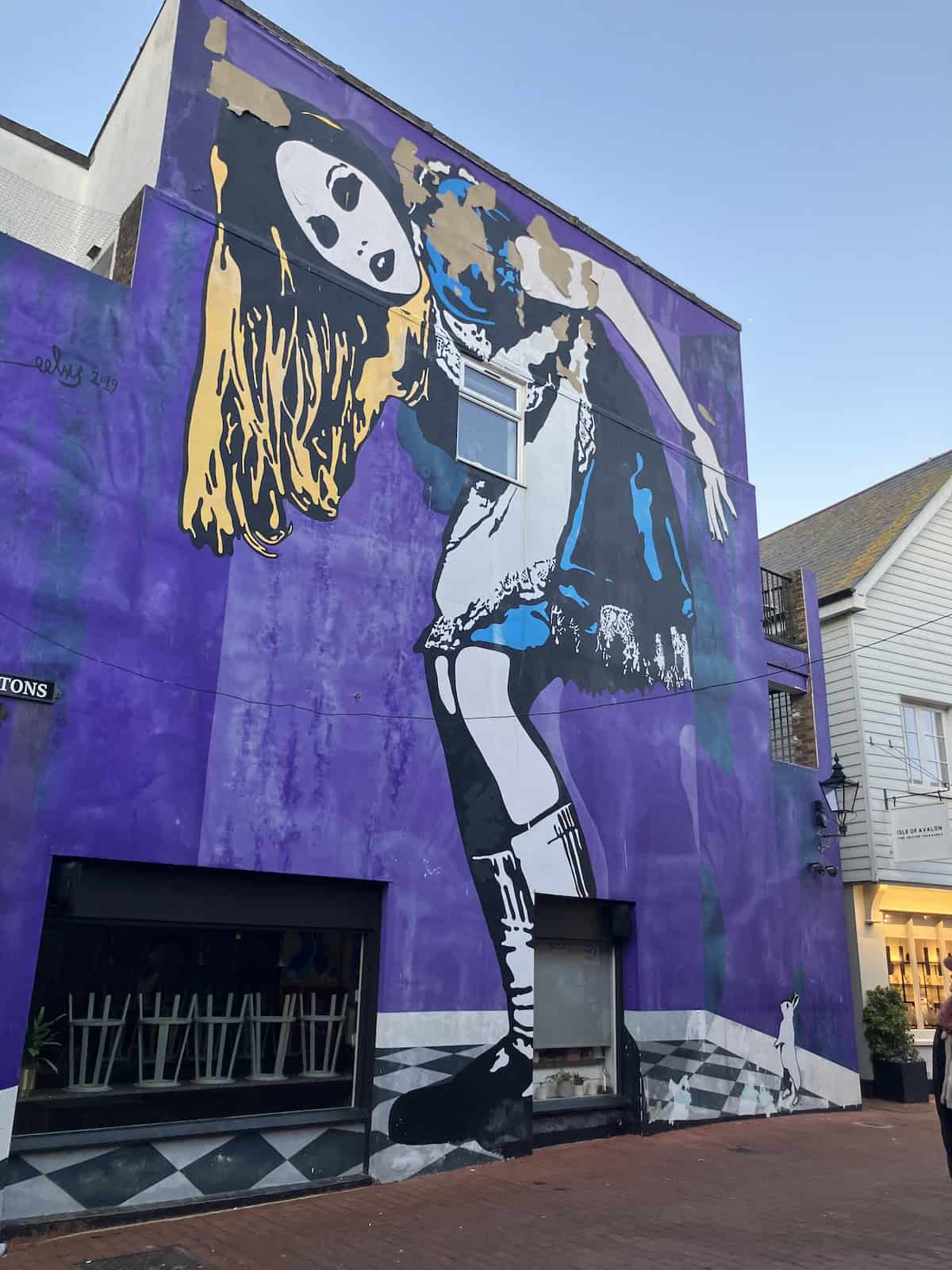 Street art in Brighton UK.