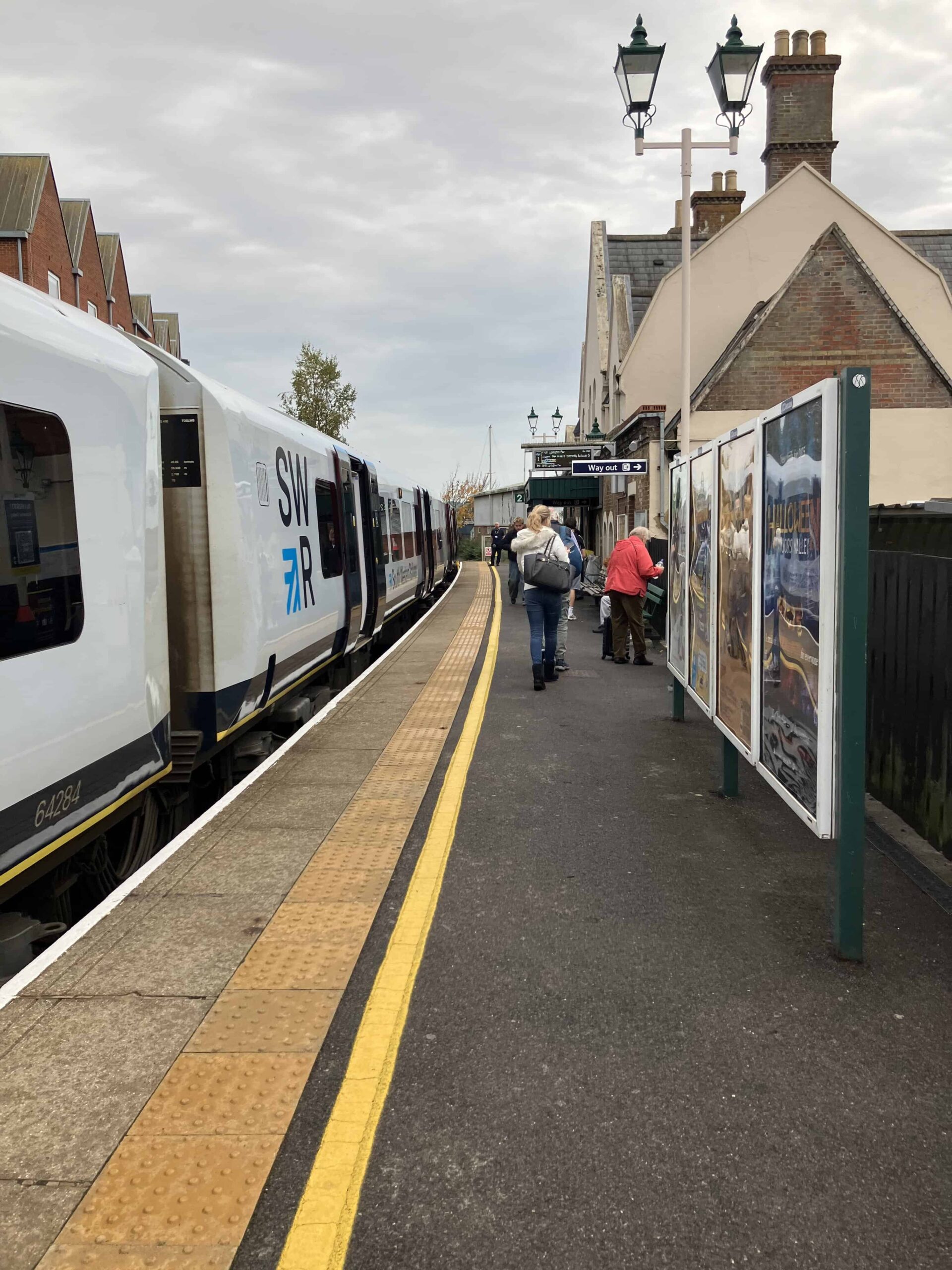 Lymington train station.