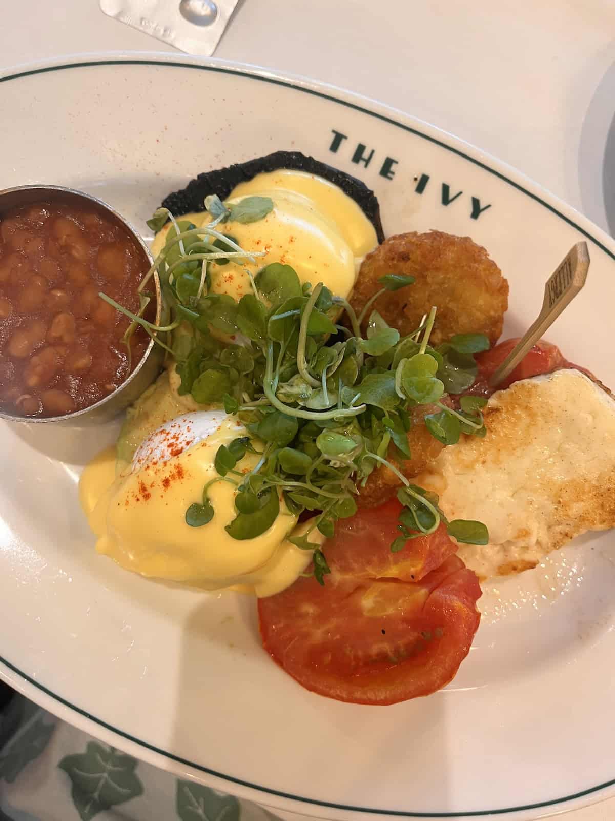 Breakfast at The Ivy.
