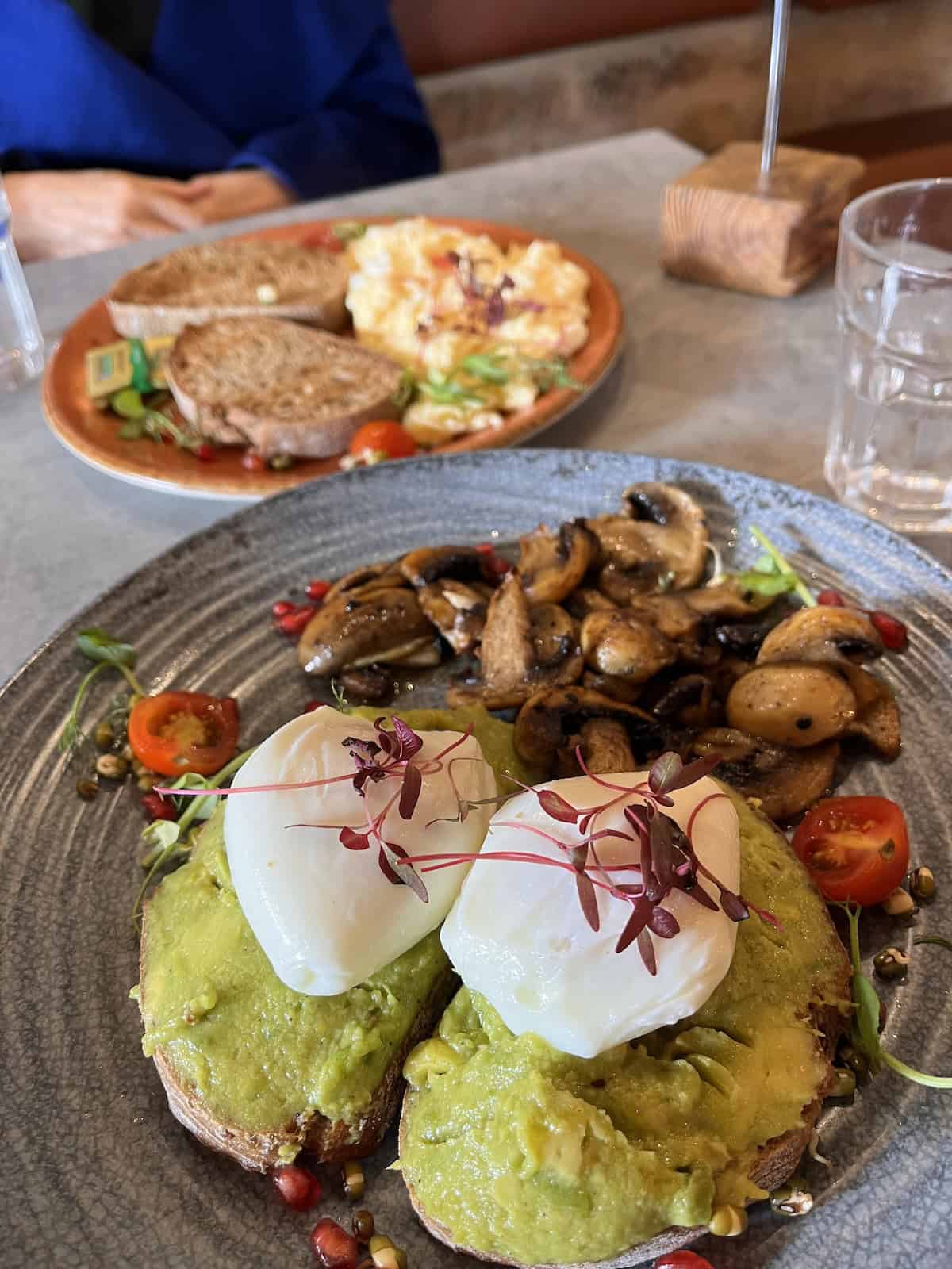 Breakfast at Mali's in Chiswick.