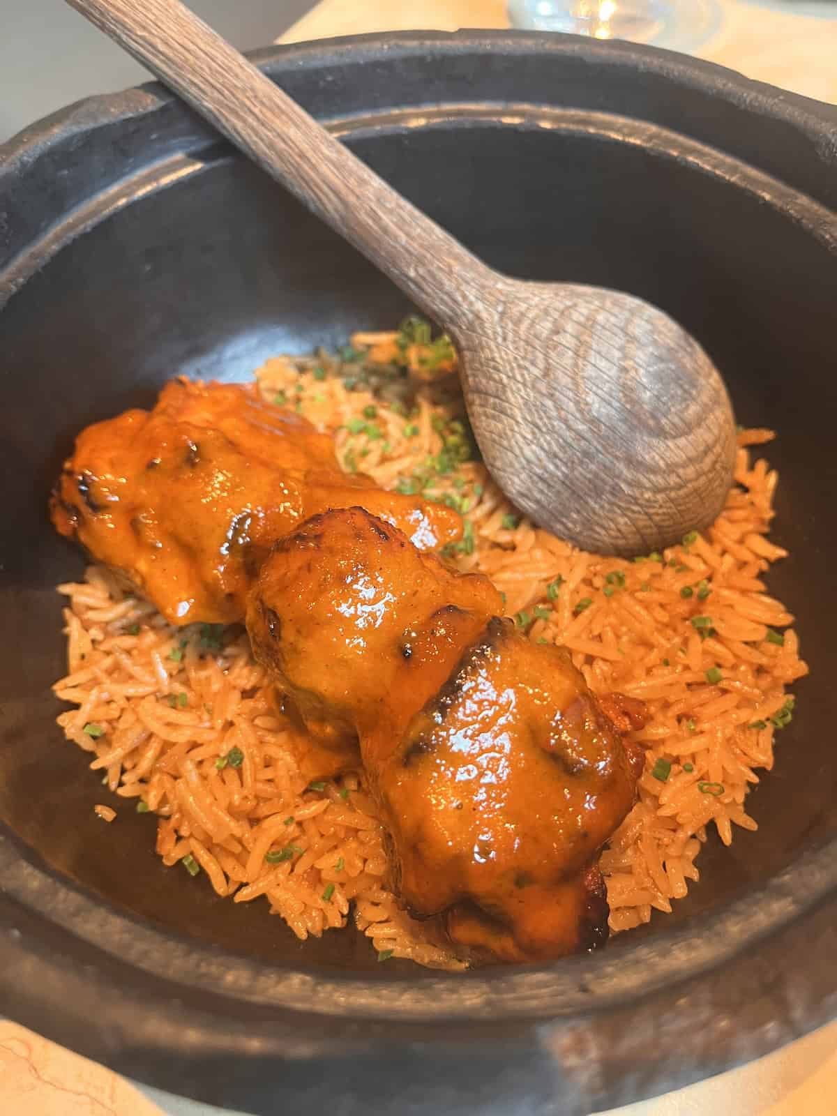 Chicken and Rice at Akara.