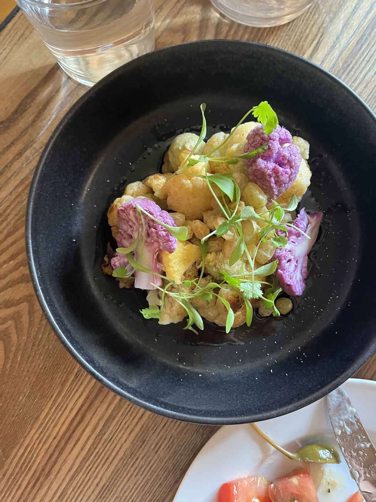 Cauliflower at the Salt Yard Borough.