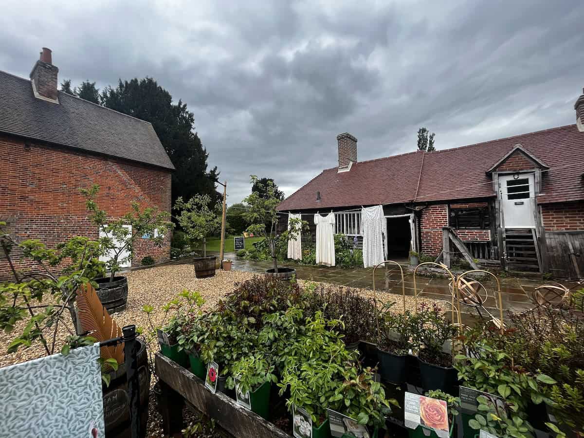 Front yard of Jane Austen's house.