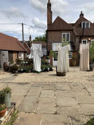 Courtyard of Jane Austen's house.